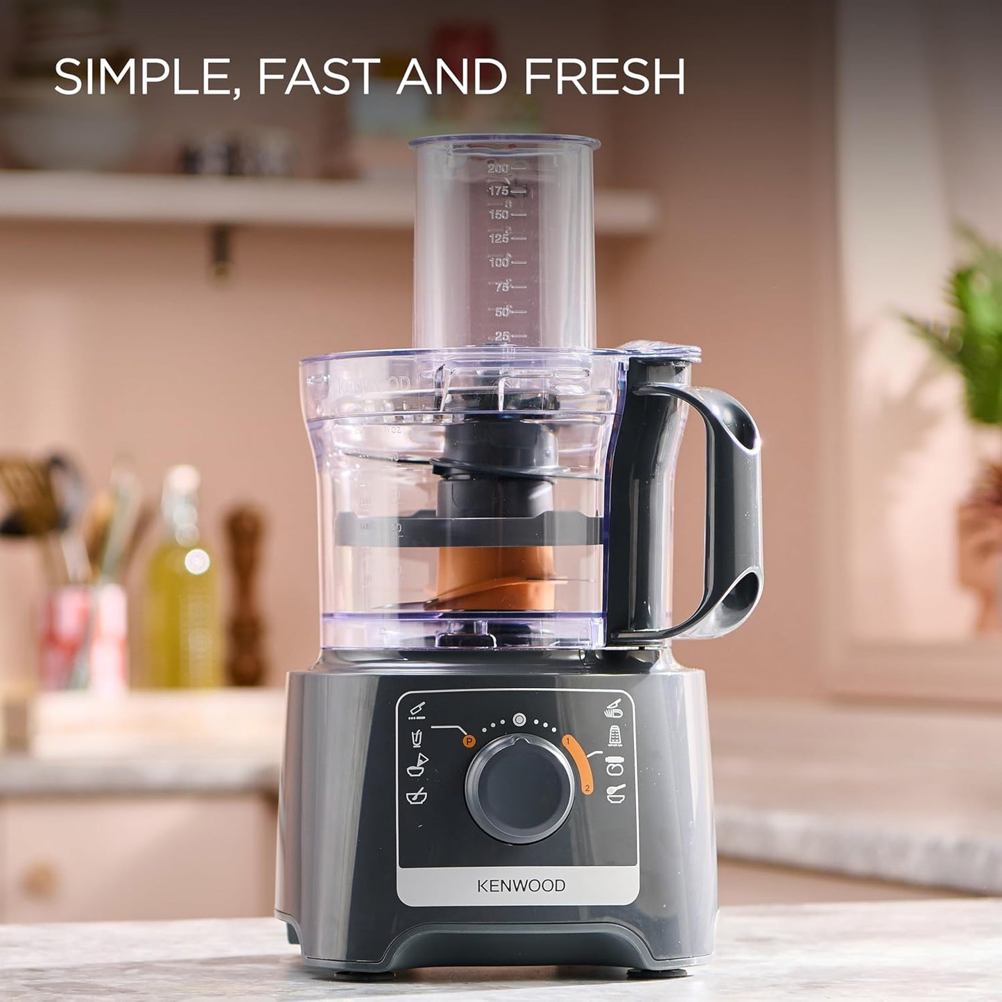 Kenwood MultiPro Compact Food Processor & Blender FDP31.270GY