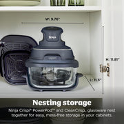 Ninja Crispi 4-in-1 Portable Air Fryer System - Grey