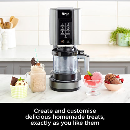 Ninja CREAMi NC300UK Ice Cream & Frozen Dessert Maker, 7 Programs