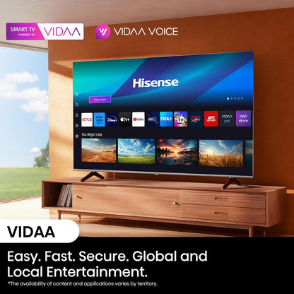 Hisense 50 Inch E6N 4K UHD Smart TV Dolby Vision Smooth Motion Game Mode Plus VIDAA OS 50E6N