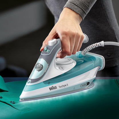 Braun TexStyle 5 Steam Iron FreeGlide 3D Technology 2700 Watts SI 5017
