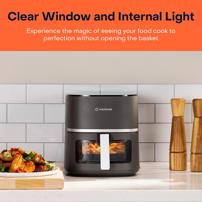 Nutricook Air Fryer Essentials Vision AFE152V-G 5.2L Capacity 10 Cooking Presets