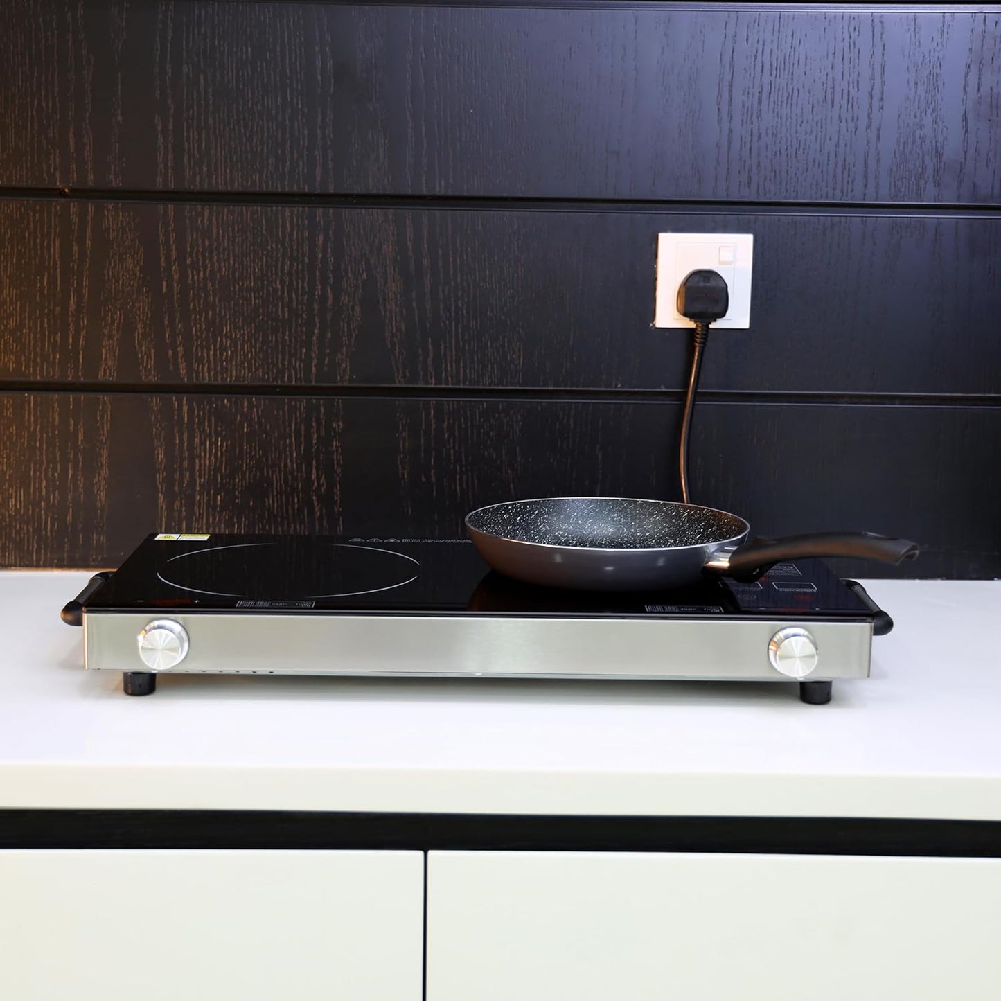 Geepas GIC6131S Double Burner Infrared Cooker