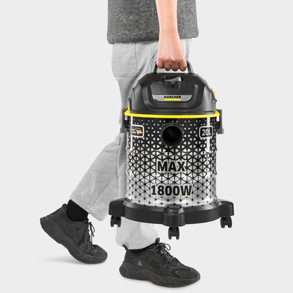 Karcher DVAC 1800 Bagless Vacuum Cleaner Technology with HEPA Filter and Easy Dust Container