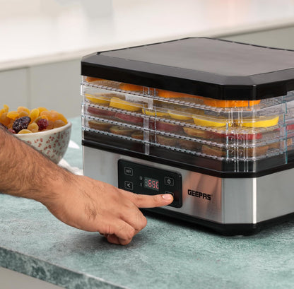 Geepas 500W Digital Food Dehydrator GFD63013N