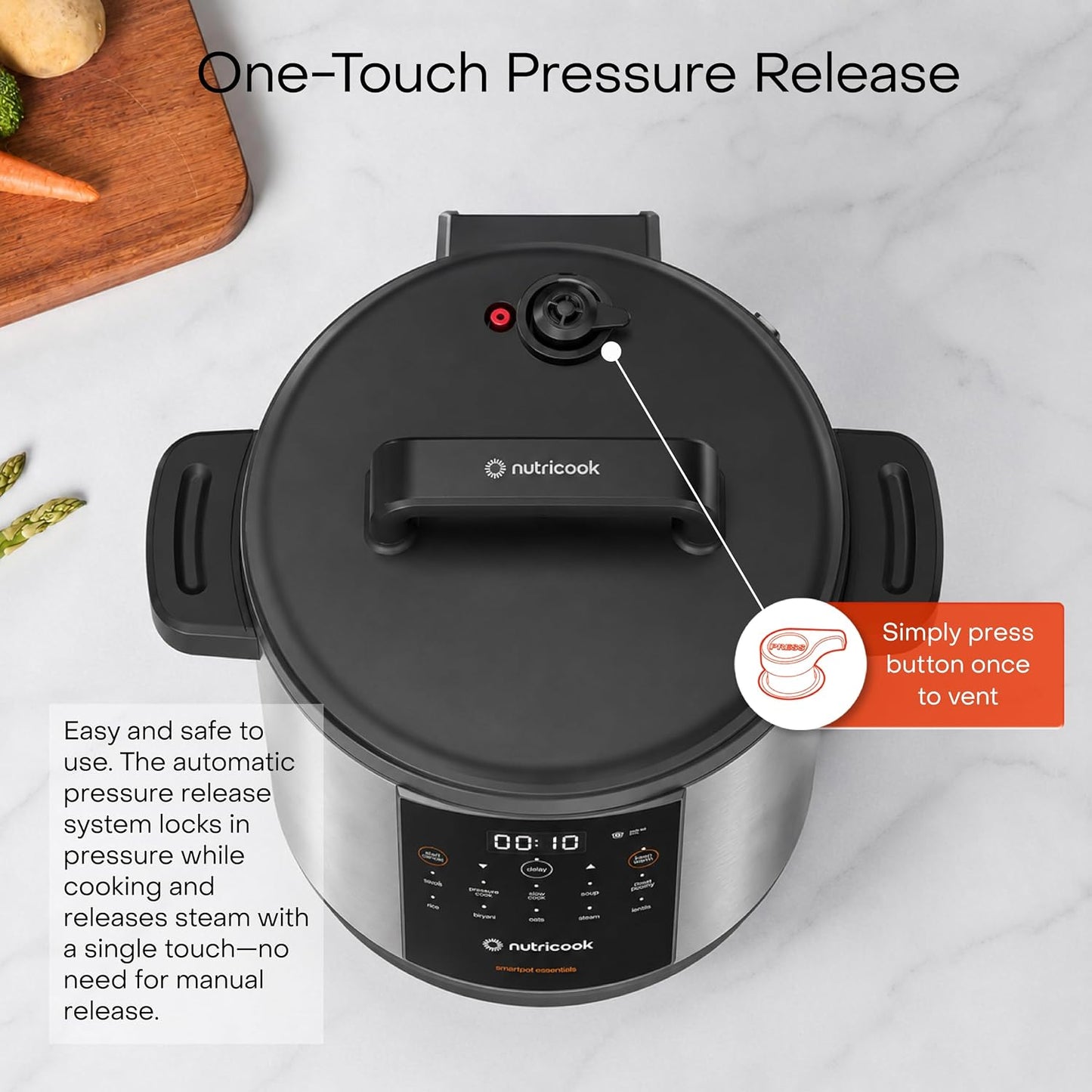 Nutricook Smart Pot Electric Pressure Cooker NC-SP150