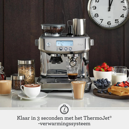 Sage The Barista Pro SES878 Espresso Machine with Built-in Grinder