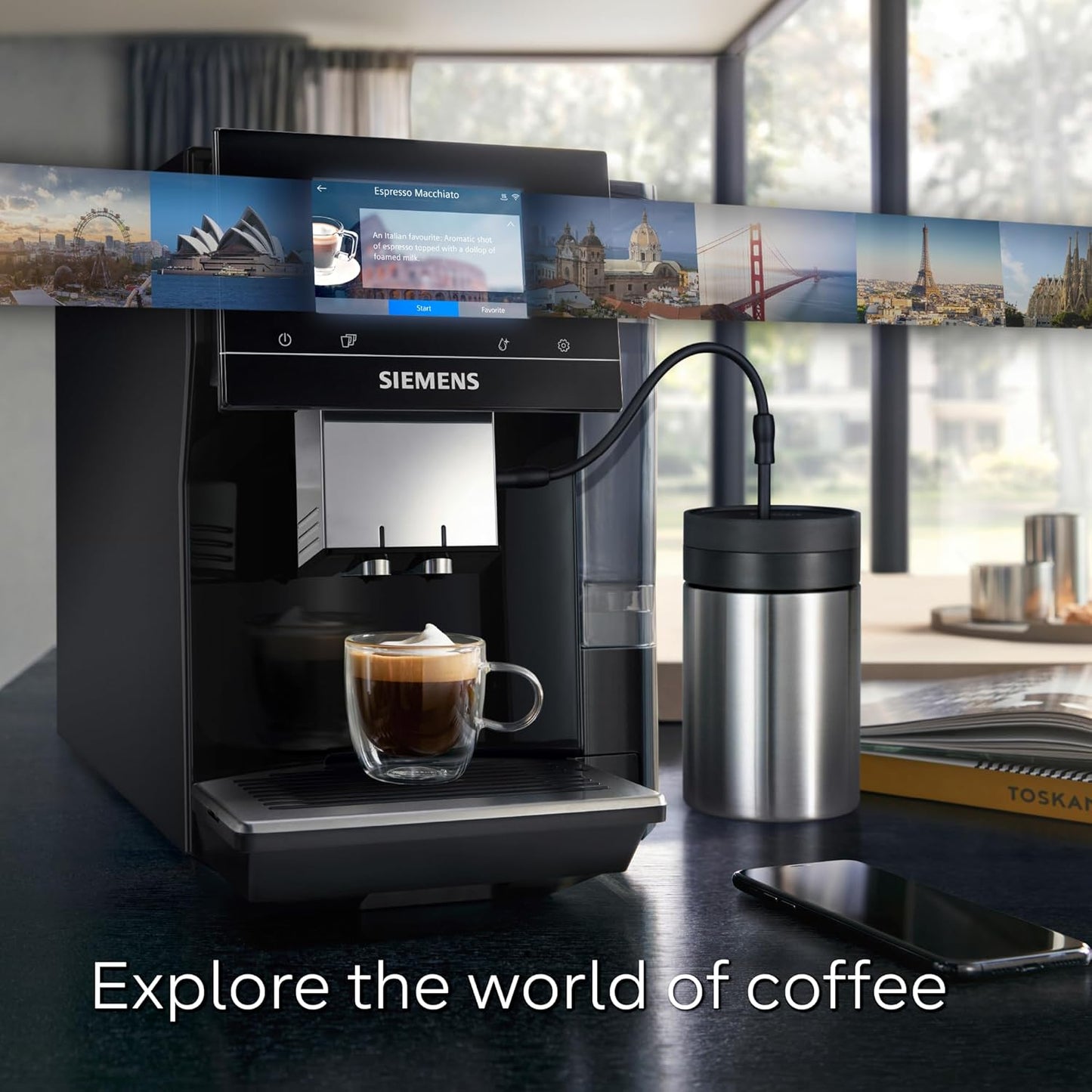Siemens EQ700 TP713GB9 Bean-to-Cup Coffee Machine