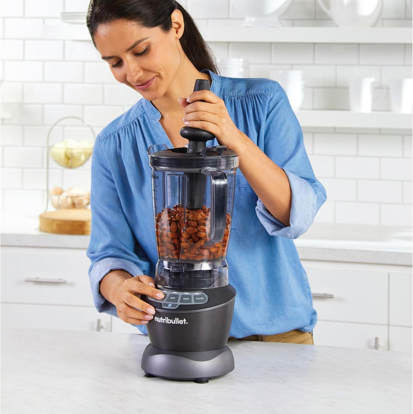 NutriBullet Full Size Blender Combo 1200W - Dark Grey with 9-Piece Set