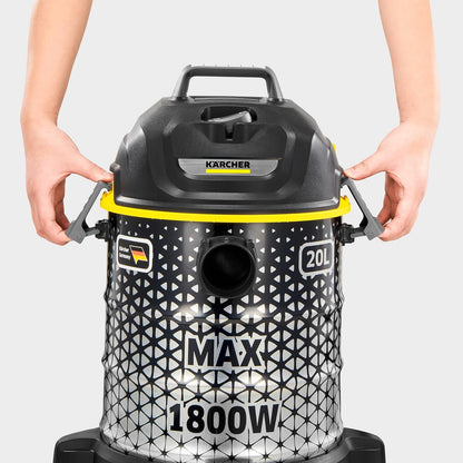 Karcher DVAC 1800 Bagless Vacuum Cleaner Technology with HEPA Filter and Easy Dust Container