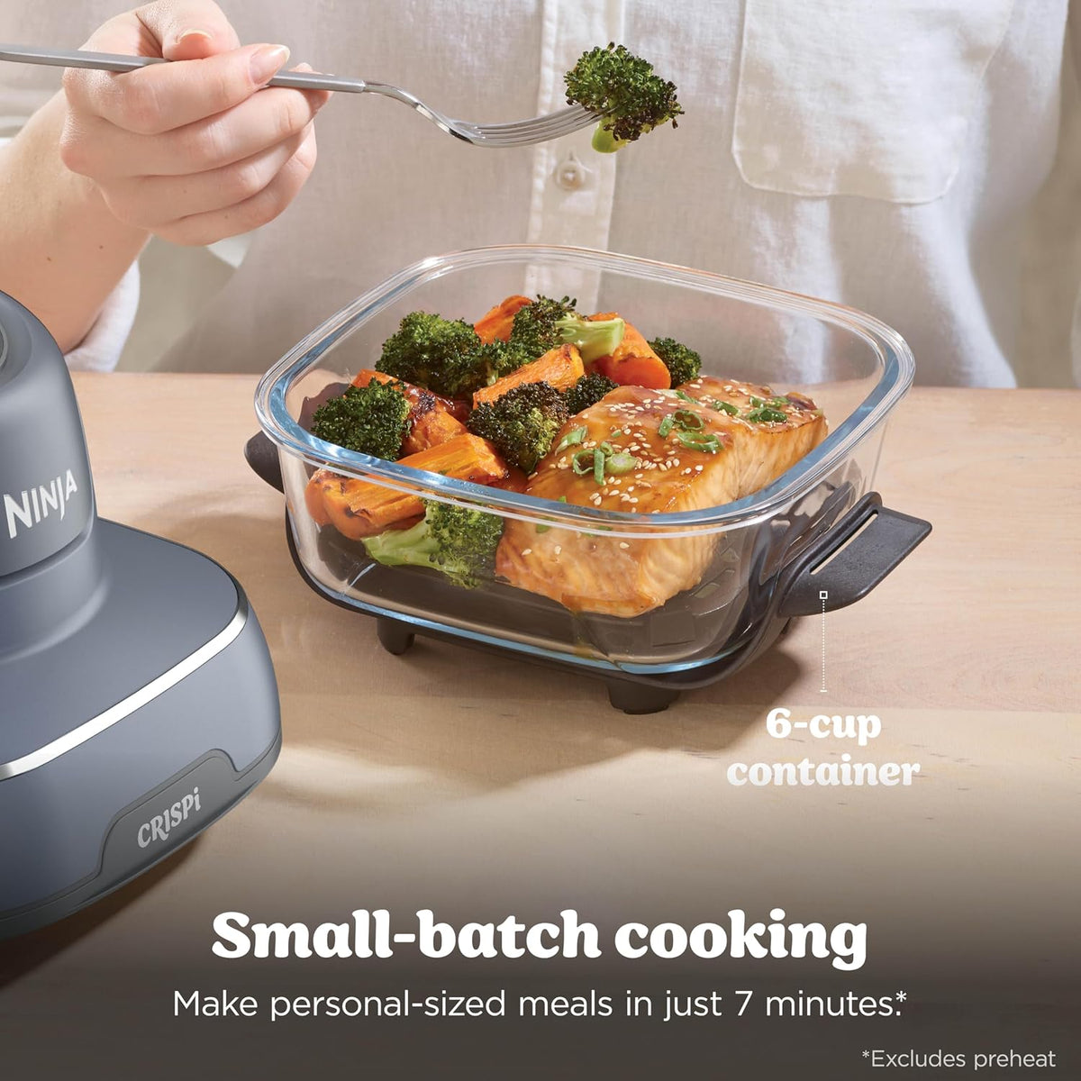 Ninja Crispi 4-in-1 Portable Air Fryer System - Grey