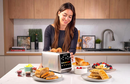 Nutricook 2-Slice Smart Toaster with 6 Browning Levels TS201ME