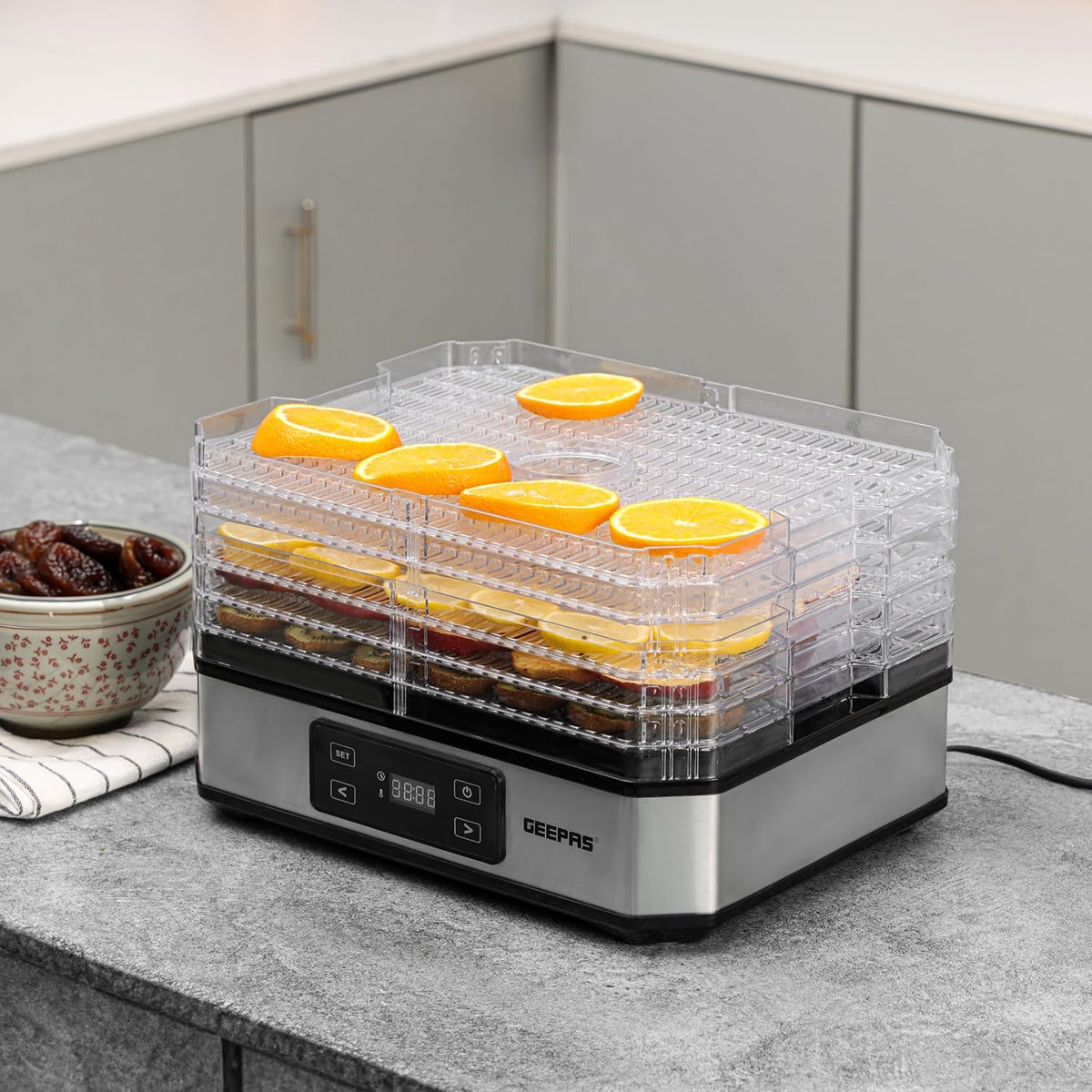 Geepas 500W Digital Food Dehydrator GFD63013N