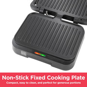 BLACK+DECKER Electric Panini Grill Sandwich Maker PCG1300-B5