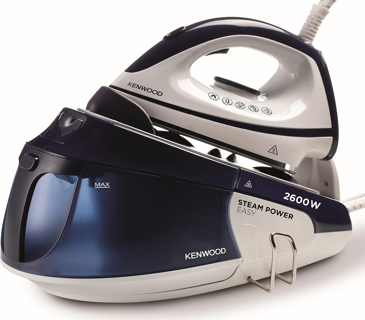 KENWOOD Steam Iron Steam Station 2600W with 1.8L Water Tank SSP20
