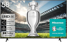 Hisense 58 Inch E6K Series 4K UHD Dolby Vision VIDAA Smart TV 58E6K