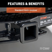 CURT 13409 Class 3 Trailer Hitch 2-Inch Receiver for Select Subaru Forester