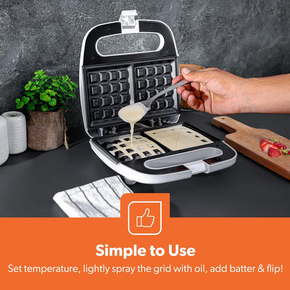 Geepas 2 Slice Waffle Maker GWM676