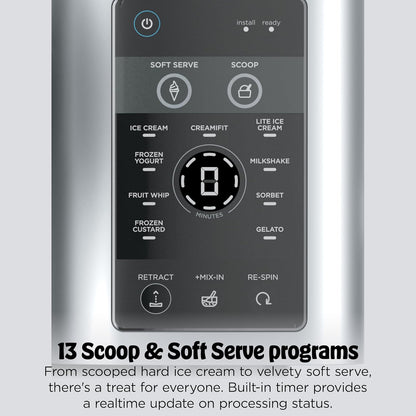 Ninja CREAMi Scoop & Swirl NS701UK 13-in-1 Soft Serve & Ice Cream Maker