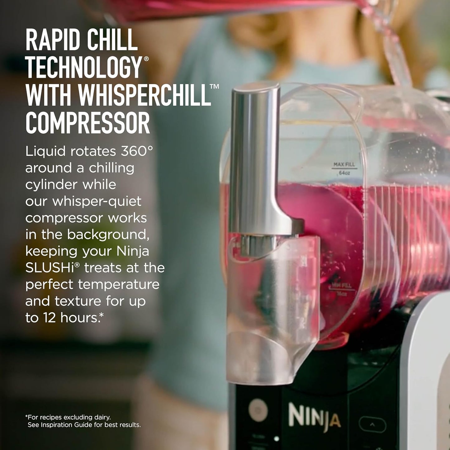 Ninja SLUSHi Professional Frozen Drink Maker with Rapid Chill 5 Preset FS301ME