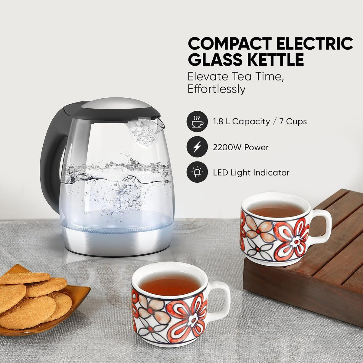 Nikai Electric Glass Kettle NK303G