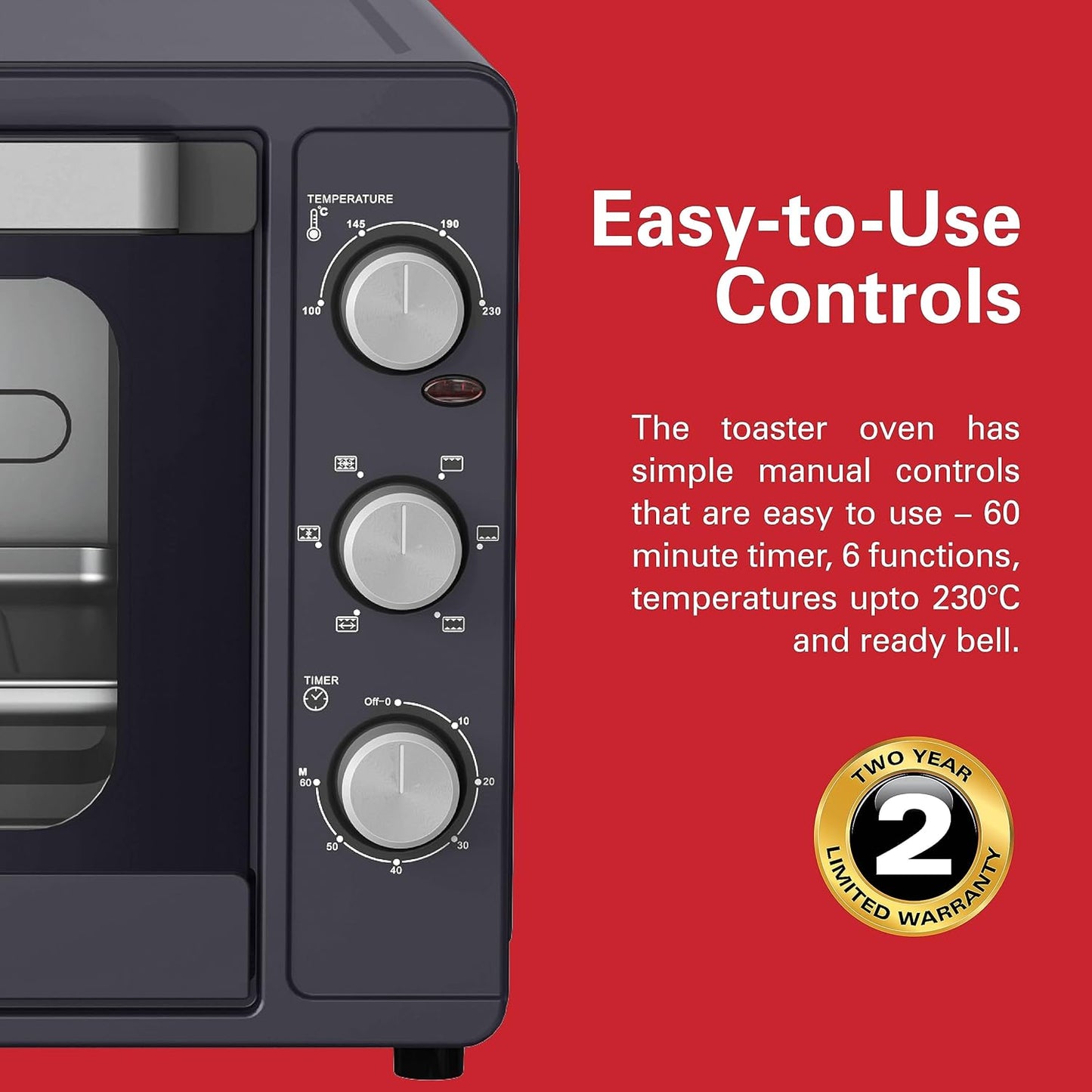 Hamilton Beach CTGL55-ME Convection Toaster Oven