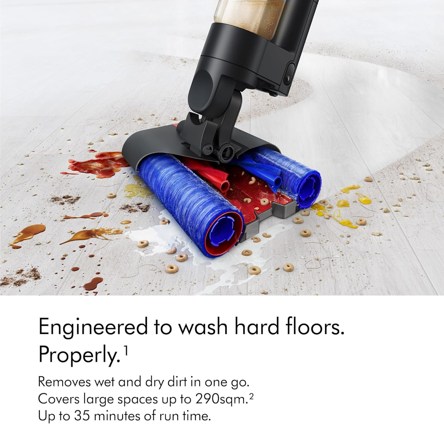 Dyson WashG1 Wet Floor Cleaner – Dual Roller, Ultra Blue/Matte Black