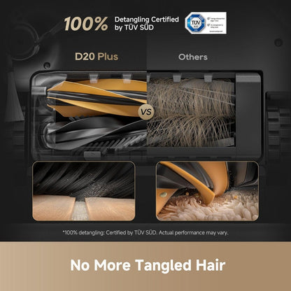 Dreame D20 Plus vacuuming and mopping simultaneously