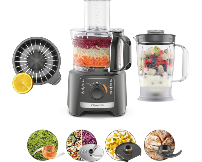 Kenwood MultiPro Compact Food Processor & Blender FDP31.270GY