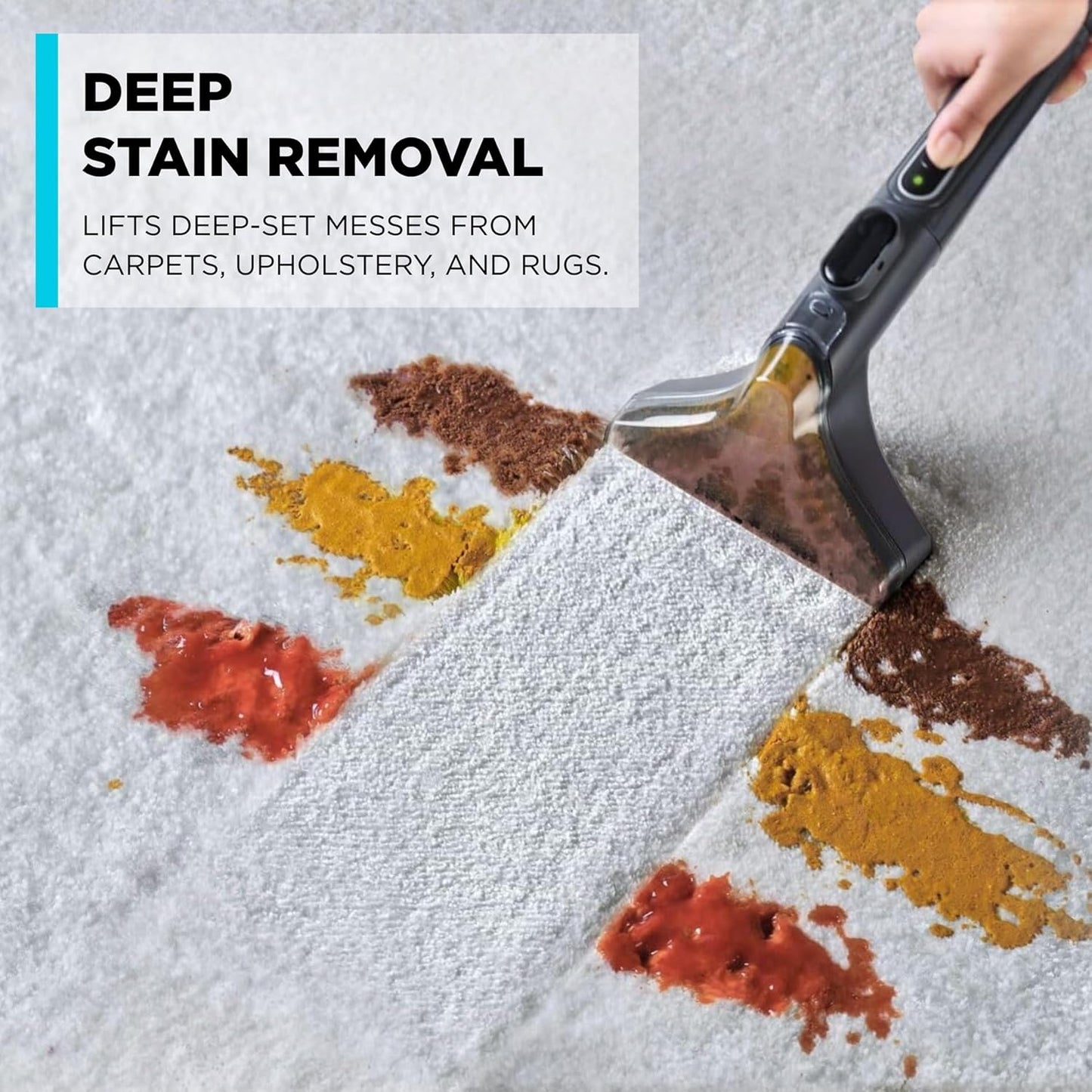 Black+Decker BHSC600C-B5 spot cleaner with attachments
