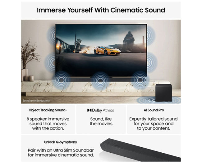Samsung 83 Inch OLED S95F 4K Vision AI Smart TV 2025 83S95F