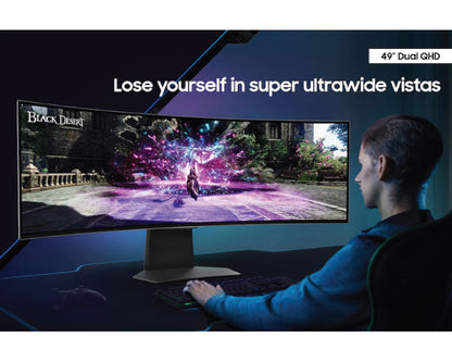 شاشة ألعاب Samsung Odyssey G9 Dual QHD 240Hz مقاس 49 G90C بوصة 49CG950