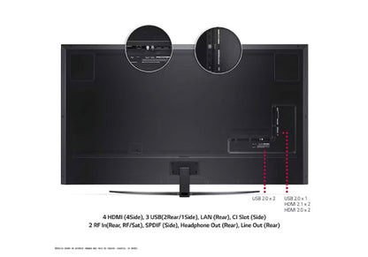 LG NanoCell NANO86 86 Inch 4K Smart TV 86NANO86