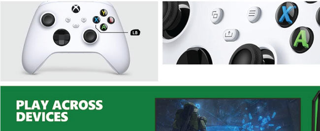 Microsoft  Xbox Wireless Controller Robot in White QAS-00007