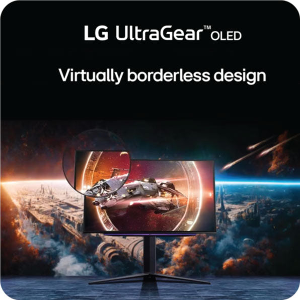 LG 27 Inch UltraGear™ OLED QHD 1440P 240Hz 0.03ms Gaming Monitor 27GS95QE