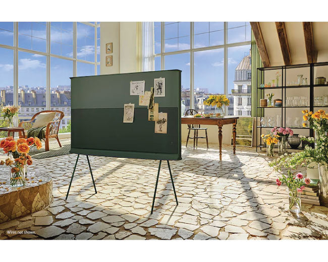 Samsung 55 Inch The Serif LS01D QLED 4K HDR Smart TV in Ivy Green 2024 55LS01D