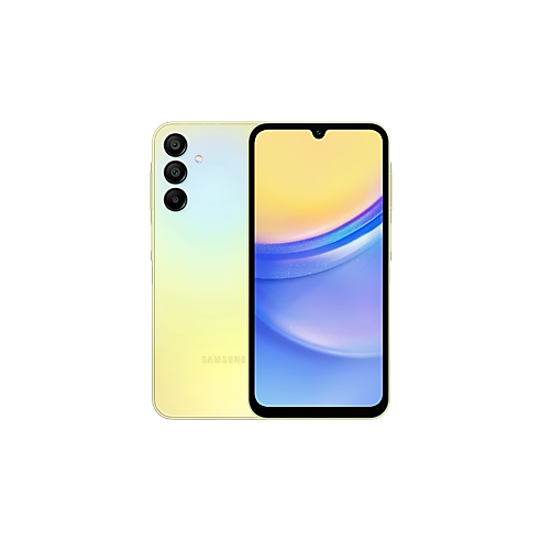 هاتف ذكي سامسونج جالاكسي A15 5G، ذاكرة وصول عشوائي 4 جيجابايت/128 جيجابايت، لون أزرق وأسود