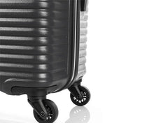 American Tourister Sky Park Suitcase, Small Size 55cm ABS Material Luggage Bag, 360° Spinner Wheels