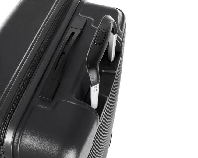 American Tourister Sky Park Suitcase, Small Size 55cm ABS Material Luggage Bag, 360° Spinner Wheels