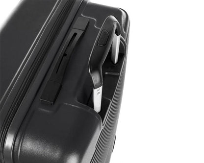 American Tourister Sky Park Suitcase, Small Size 55cm ABS Material Luggage Bag, 360° Spinner Wheels