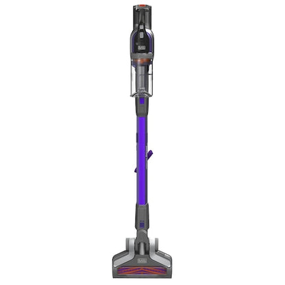 Black+Decker BDPSE1815P-QW upright stick vacuum with transparent dust container