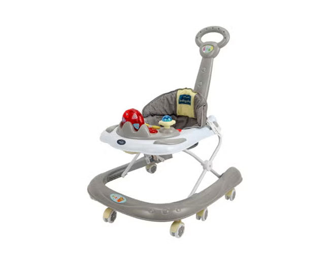 Baby Plus Foldable Baby Walker With Comfortable Soft Cushion Seat and Backrest