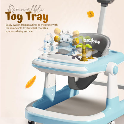 Baybee 3 in 1 Baby Walker, Push Walker with Parental Handle, Height Adjustable Walker, 6-18 Months