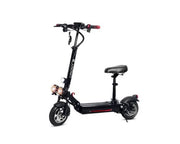 Electric scooter with sporty design, powerful motor, comfortable seat, and modern urban styling.