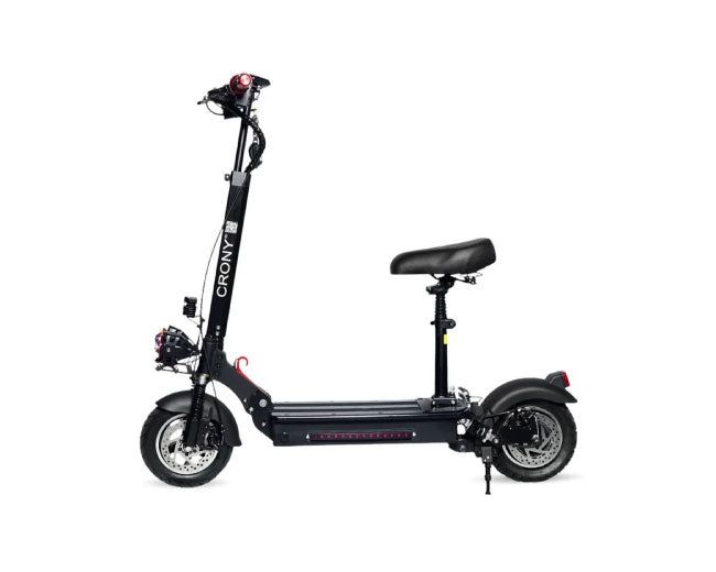 Crony V10 Big Display Electric Scooter with Seat 1200W, 48V/14AH 