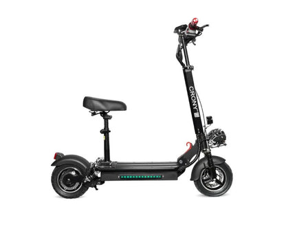 Crony V10 Big Display Electric Scooter with Seat 1200W, 48V/14AH 