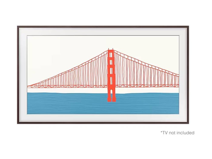 إطار بني عصري مقاس 55 بوصة لتلفزيون The Samsung Frame، VG-SCFA55BWBXC
