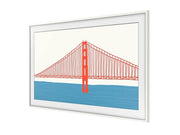  Modern White 65 inches Bezel for The Frame TV
