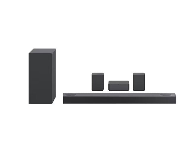 LG 5.1.2ch High Resolution Audio Sound Bar with Dolby Atmos and Surround Speakers DS75QR