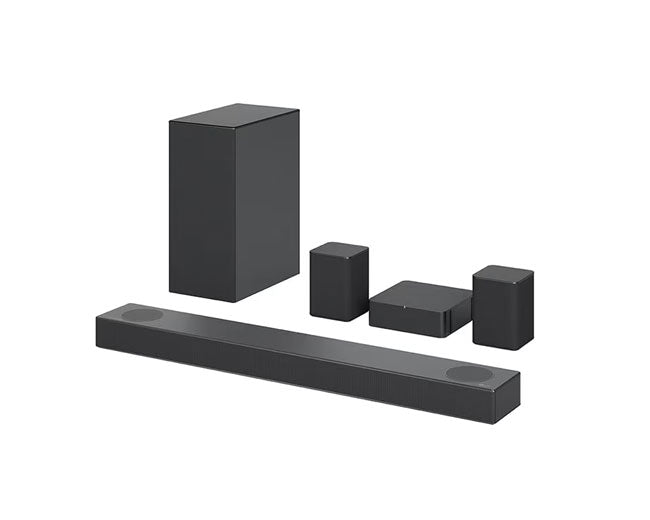 LG 5.1.2ch High Resolution Audio Sound Bar with Dolby Atmos and Surround Speakers DS75QR